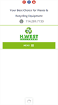 Mobile Screenshot of hwestequipment.com